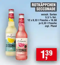 EDEKA Foodservice Rotkäppchen Seconade Angebot