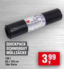 EDEKA Foodservice QUICKPACK SCHWERGUT MÜLLSÄCKE Angebot