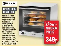 EDEKA Foodservice HEISSLUFT-OFEN H90 HENDI Angebot