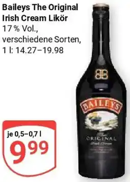 Globus Baileys The Original Irish Cream Likör Angebot