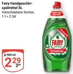 Globus Fairy Handgeschirrspülmittel XL Angebot