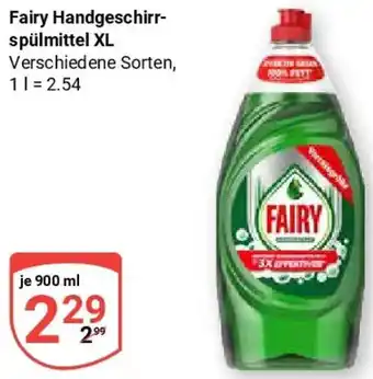 Globus Fairy Handgeschirrspülmittel XL Angebot