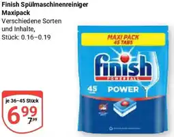 Globus Finish Spülmaschinenreiniger Maxipack Angebot
