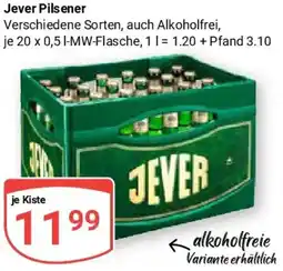 Globus Jever Pilsener Angebot