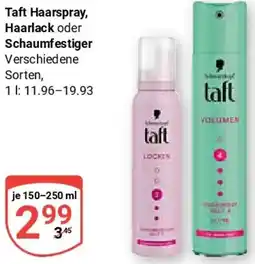 Globus Taft Haarspray, Haarlack oder Schaumfestiger Angebot