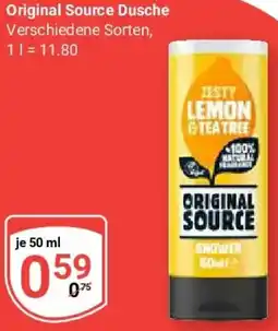 Globus Original Source Dusche Angebot