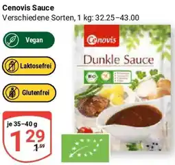 Globus Cenovis Sauce Angebot