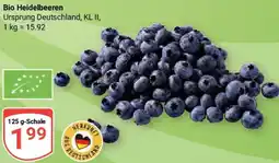 Globus Bio Heidelbeeren Angebot