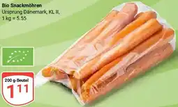 Globus Bio Snackmöhren Angebot