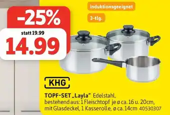 SCONTO KHG Topf-set „layla" Angebot