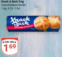 Globus Knack & Back Teig Angebot