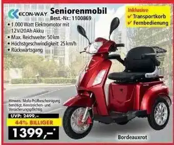 Norma24 Econ-way Seniorenmobil Angebot