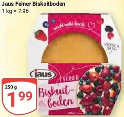 Globus Jaus Feiner Biskuitboden Angebot