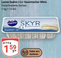 Globus Loose Quäse oder Hausmacher Minis Angebot