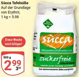 Globus Sùcca Tafelsüße Angebot