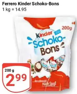 Globus Ferrero Kinder Schoko-Bons Angebot