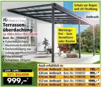 Norma24 Home & Living Terrassen-überdachung Angebot