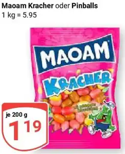 Globus Maoam Kracher oder Pinballs Angebot
