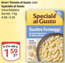 Globus Knorr Tomato al Gusto oder Speciale al Gusto Angebot