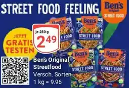Globus Ben's Original Streetfood Angebot