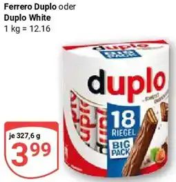 Globus Ferrero Duplo oder Duplo White Angebot