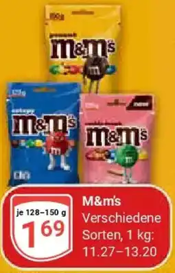 Globus M&M's Angebot