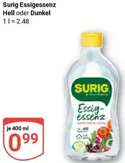 Globus Surig Essigessenz Hell oder Dunkel Angebot