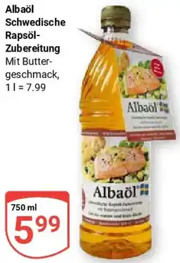 Globus Albaöl Schwedische Rapsöl Zubereitung Angebot