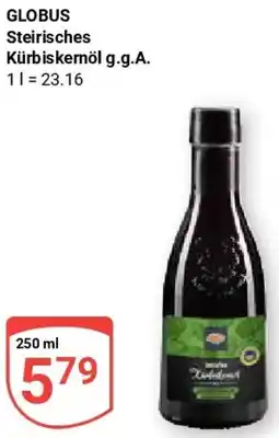 Globus GLOBUS Steirisches Kürbiskernöl g.g.A. Angebot