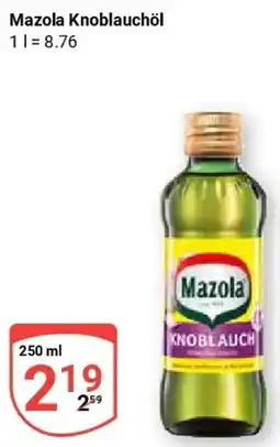 Globus Mazola Knoblauchöl Angebot