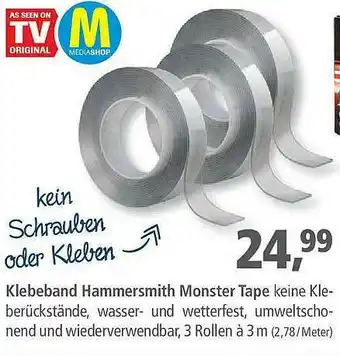 Pfennigpfeiffer Klebeband Hammersmith Monster Tape Angebot