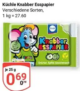 Globus Küchle Knabber Esspapier Angebot
