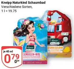 Globus Kneipp Naturkind Schaumbad Angebot