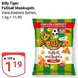 Globus Billy Tiger Fußball Maiskugeln Angebot