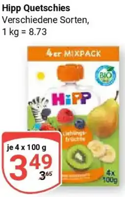 Globus Hipp Quetschies Angebot