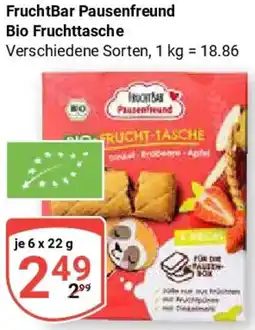 Globus FruchtBar Pausenfreund Bio Fruchttasche Angebot