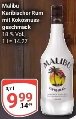 Globus Malibu Karibischer Rum mit Kokosnussgeschmack Angebot