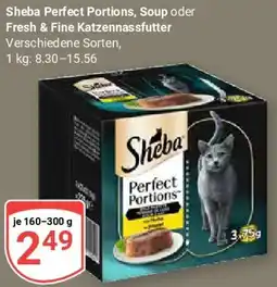 Globus Sheba Perfect Portions, Soup oder Fresh & Fine Katzennassfutter Angebot