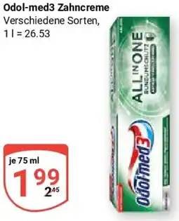 Globus Odol-med3 Zahncreme Angebot