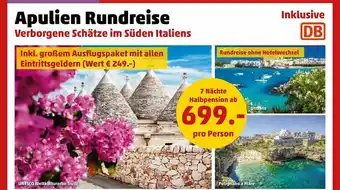 Penny Reisen Apulien Rundreise Angebot