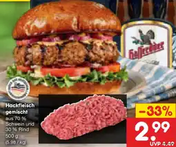 Netto Marken-Discount Hackfleisch gemischt Angebot
