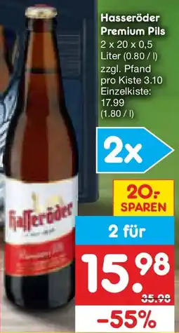 Netto Marken-Discount Hasseröder Premium Pils Angebot