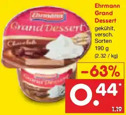 Netto Marken-Discount Ehrmann Grand Dessert Angebot