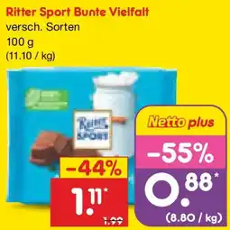 Netto Marken-Discount Ritter Sport Bunte Vielfalt Angebot