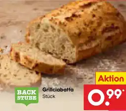 Netto Marken-Discount Back Stube Grillciabatta Angebot