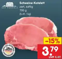 Netto Marken-Discount GUT PONHOLZ Schweine-Kotelett Angebot