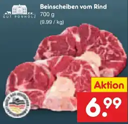 Netto Marken-Discount GUT PONHOLZ Beinscheiben vom Rind Angebot