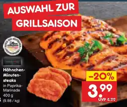 Netto Marken-Discount Hähnchen- Minutensteaks in Paprika- Angebot