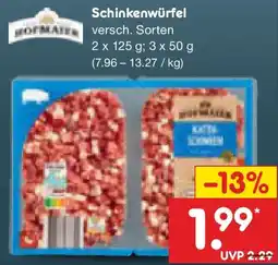 Netto Marken-Discount Schinkenwürfel Angebot