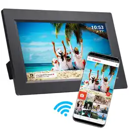Netto Marken-Discount Denver PFF-1015 Digitaler WLAN-Bilderrahmen, 10.1 Touchscreen, weiß Angebot